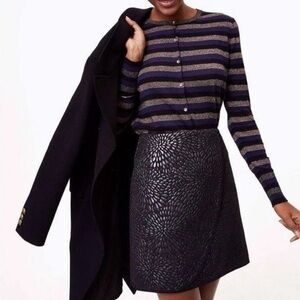 Loft Mini Shimmer Splash Skirt, Size 6